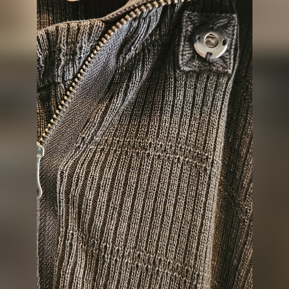 Free People Black Poncho Sweater - Picture 2 of 14